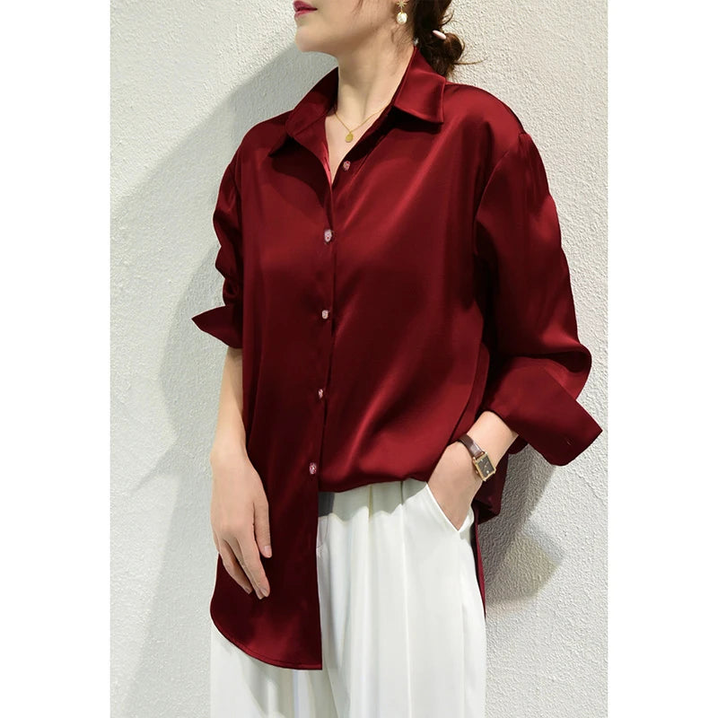 Long Elegant French Blouses