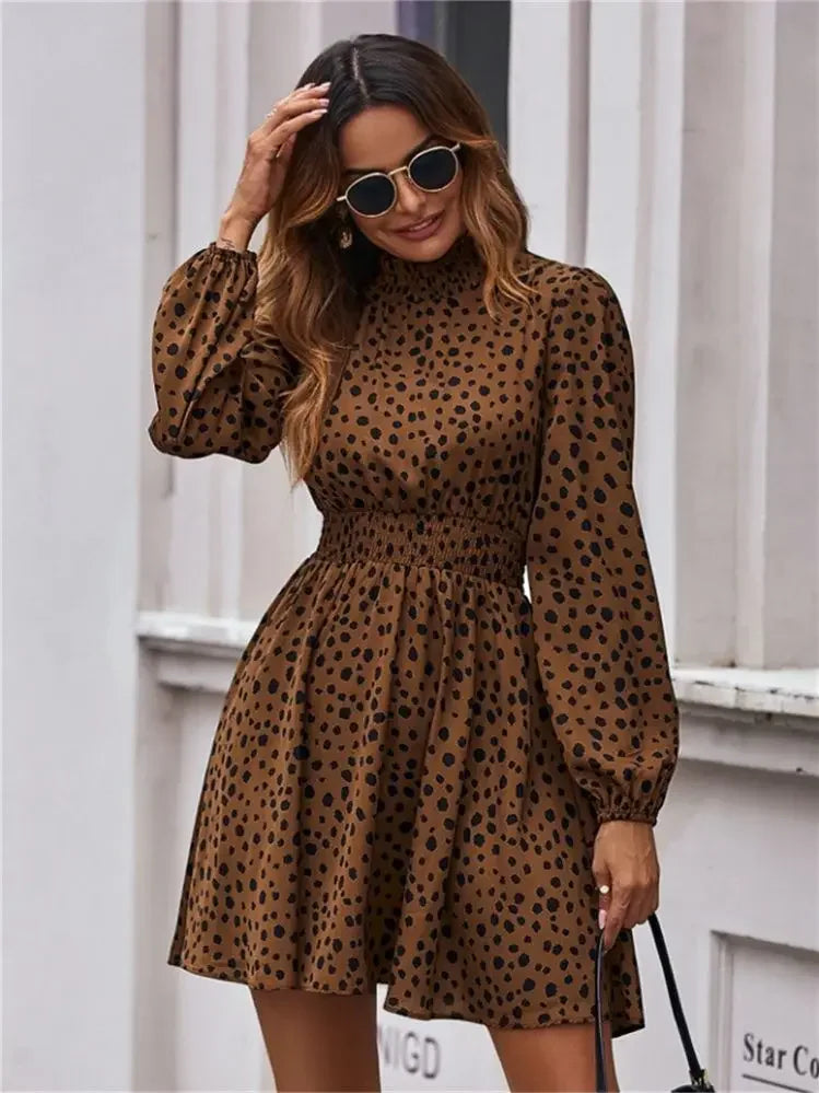 Casual Boho Long Sleeve Dress