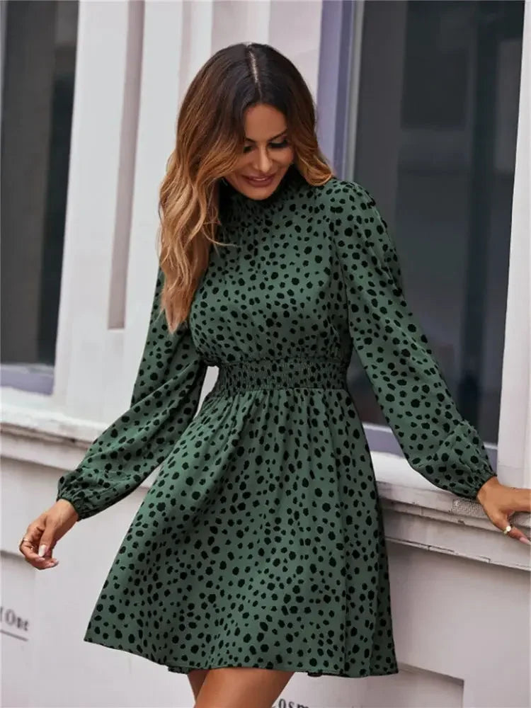 Casual Boho Long Sleeve Dress