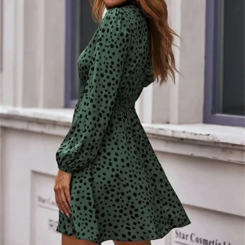 Casual Boho Long Sleeve Dress