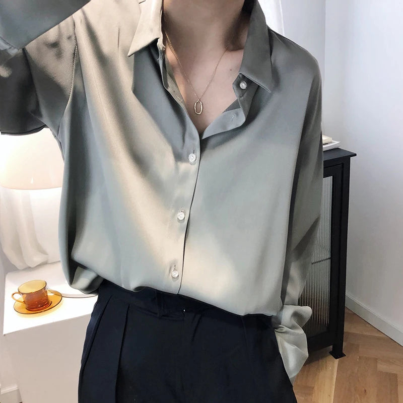 Long Elegant French Blouses