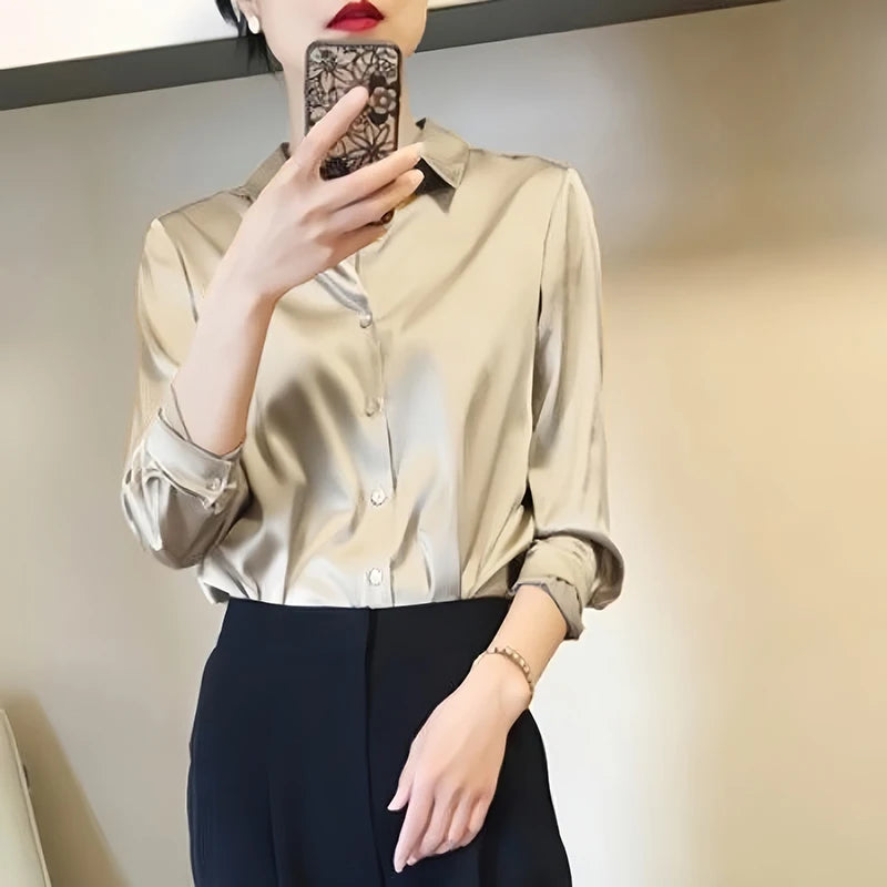 Long Elegant French Blouses