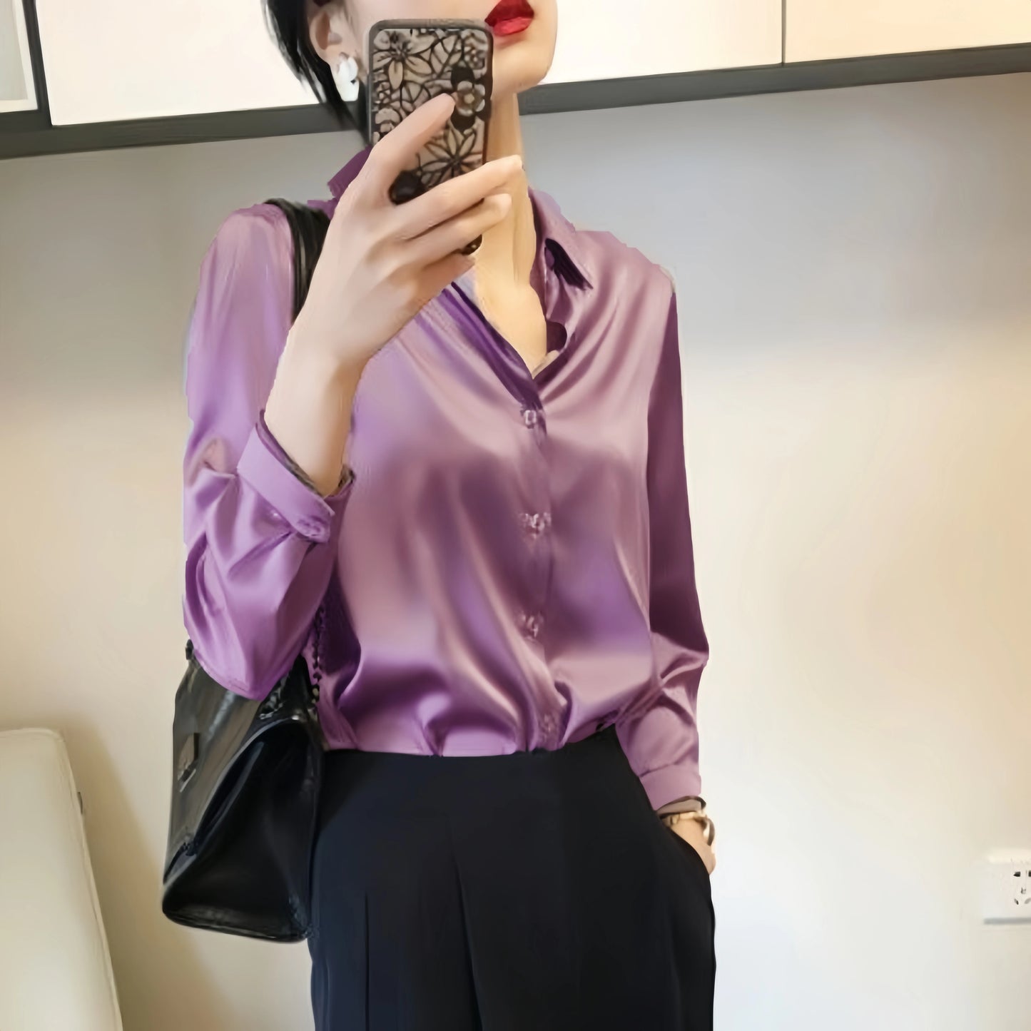 Long Elegant French Blouses